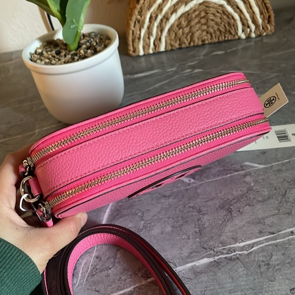 NWT , tory burch mini miller crossbody. Bag 145667 pink love - Picture 4 of 16